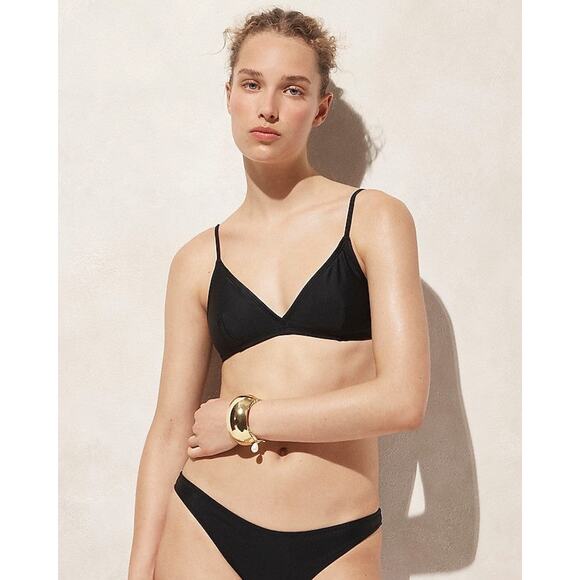 Jcrew French Bikini Top Blue Mist - M - Picture 5 of 5